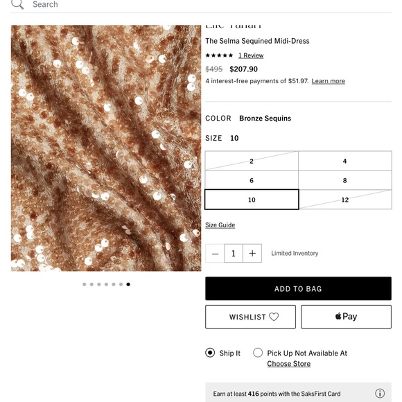 Elie Tahari
The Selma Sequined Midi-Dress - Picture 6 of 11